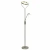 Luminaires Brilliant Éclairage Led|Lampadaire à vasque Brilliant Leuchten Demian LED Blanc, 1 lumière