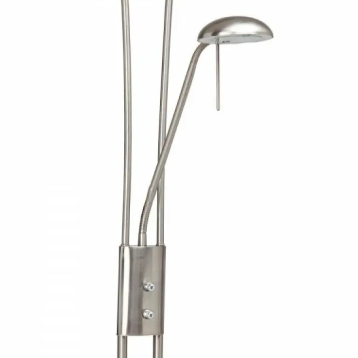 Luminaires Brilliant Éclairage Led|Lampadaire à vasque Brilliant Leuchten Finn LED Blanc, 1 lumière