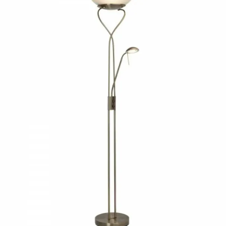 Luminaires Brilliant Éclairage Led|Lampadaire à vasque Brilliant Leuchten Ollie LED Laiton, 1 lumière