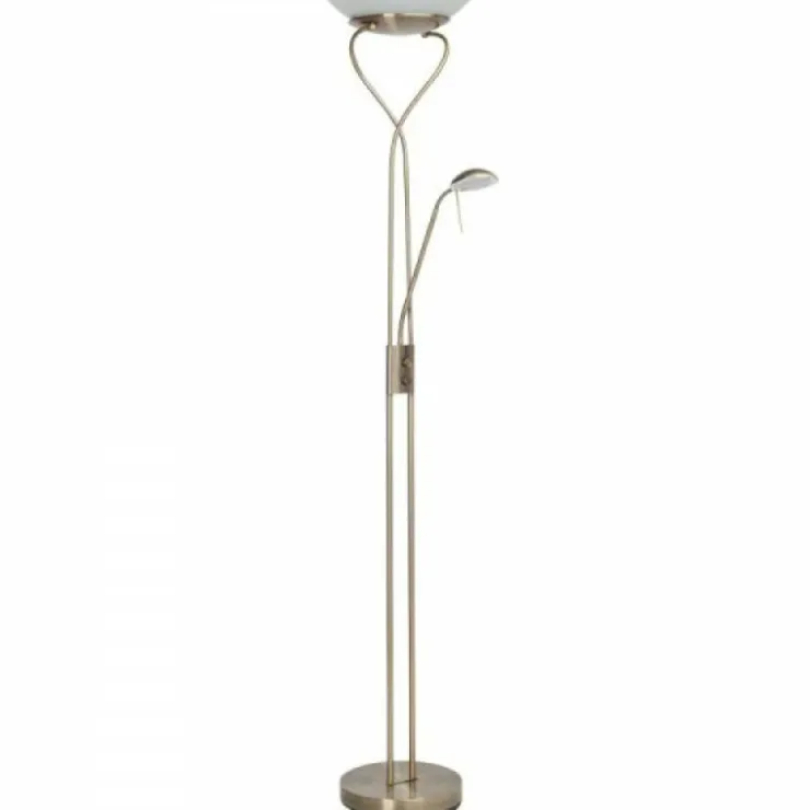 Luminaires Brilliant Éclairage Led|Lampadaire à vasque Brilliant Leuchten Ollie LED Laiton, 1 lumière
