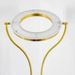 hofstein Éclairage Led|Lampadaire à vasque Donna LED Laiton, 2 lumières