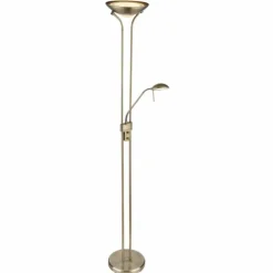 Luminaires Globo Lighting Éclairage Led|Lampadaire à vasque Globo LEONAS LED Vieux laiton, 1 lumière