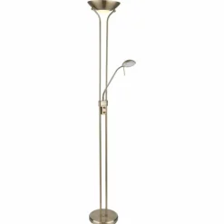 Luminaires Globo Lighting Éclairage Led|Lampadaire à vasque Globo LEONAS LED Vieux laiton, 1 lumière