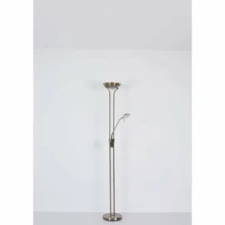 Luminaires Globo Lighting Éclairage Led|Lampadaire à vasque Globo LEONAS LED Vieux laiton, 1 lumière