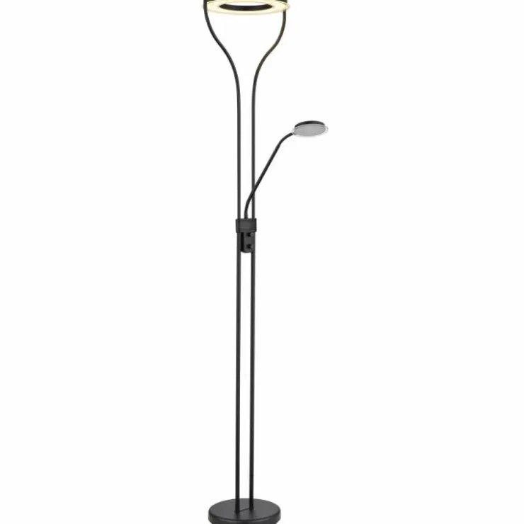 Luminaires Globo Lighting Éclairage Led|Lampadaire à vasque Globo EBRO LED Noir, 1 lumière