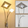 hofstein Éclairage Led|Lampadaire à vasque KIMBA LED Nickel mat, 3 lumières