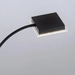 Luminaires Leuchten Direkt Éclairage Led|Lampadaire à vasque Leuchten-Direkt HANS LED Noir, 2 lumières