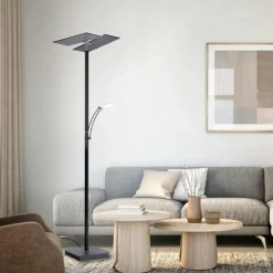 Luminaires Paul Neuhaus Éclairage Led|Lampadaire à vasque Paul Neuhaus ARTUR LED Anthracite, 1 lumière