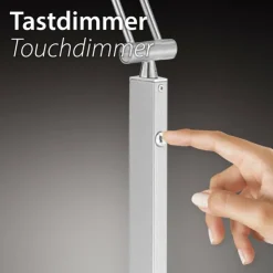 Luminaires Paul Neuhaus Éclairage Led|Lampadaire à vasque Paul Neuhaus ARTUR LED Anthracite, 1 lumière