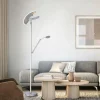 Luminaires Paul Neuhaus Éclairage Led|Lampadaire à vasque Paul Neuhaus PURE-MUTIL LED Acier brossé, 2 lumières