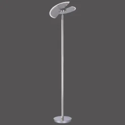 Luminaires Paul Neuhaus Lampadaires Et Lampes Sur Pied|Lampadaire à vasque Paul Neuhaus PURE-MUTIL LED Acier brossé, 2 lumières