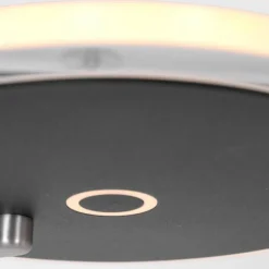 Luminaires Steinhauer Lampadaires Et Lampes Sur Pied|Lampadaire à vasque Steinhauer Turound LED Noir, 2 lumières