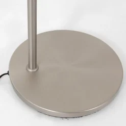 Luminaires Steinhauer Éclairage Led|Lampadaire à vasque Steinhauer Turound LED Acier brossé, 1 lumière