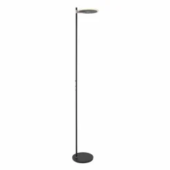 Luminaires Steinhauer Lampadaires Et Lampes Sur Pied|Lampadaire à vasque Steinhauer Turound LED Noir, 1 lumière