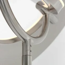 Luminaires Steinhauer Éclairage Led|Lampadaire à vasque Steinhauer Soleil LED Acier brossé, 2 lumières