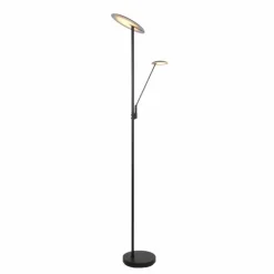 Luminaires Steinhauer Éclairage Led|Lampadaire à vasque Steinhauer Daphne LED Noir, 2 lumières