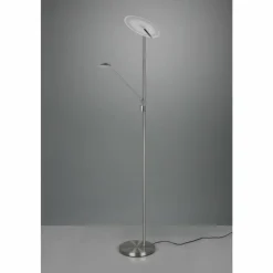 Luminaires Trio Lampadaires Et Lampes Sur Pied|Lampadaire à vasque Trio Brantford LED Nickel mat, 1 lumière