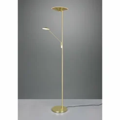 Luminaires Trio Éclairage Led|Lampadaire à vasque Trio Brantford LED Laiton, 1 lumière