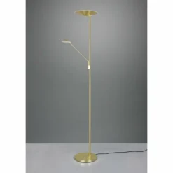 Luminaires Trio Éclairage Led|Lampadaire à vasque Trio Brantford LED Laiton, 1 lumière