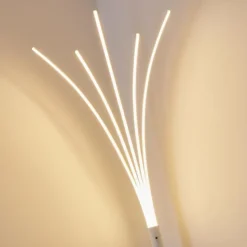 hofstein Lampadaires Et Lampes Sur Pied|Lampadaire Bakersfield LED Blanc, 1 lumière