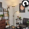 hofstein Éclairage Led|Lampadaire Biot LED Laiton, 2 lumières