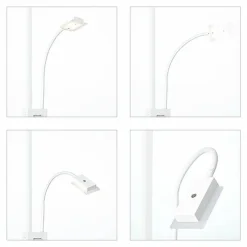 Luminaires Brilliant Éclairage Led|Lampadaire Brilliant Forrester LED Blanc, 2 lumières