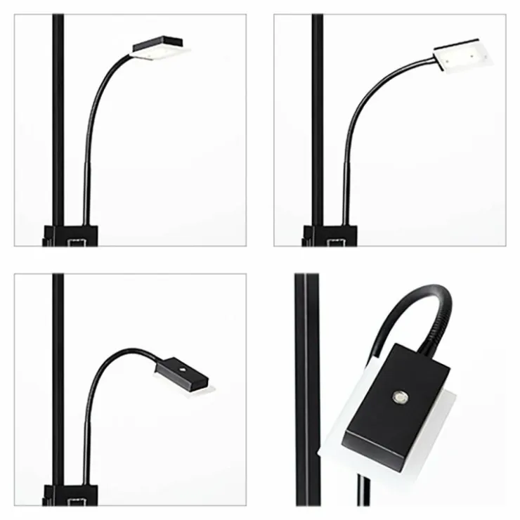 Luminaires Brilliant Éclairage Led|Lampadaire Brilliant Forrester LED Noir, 2 lumières
