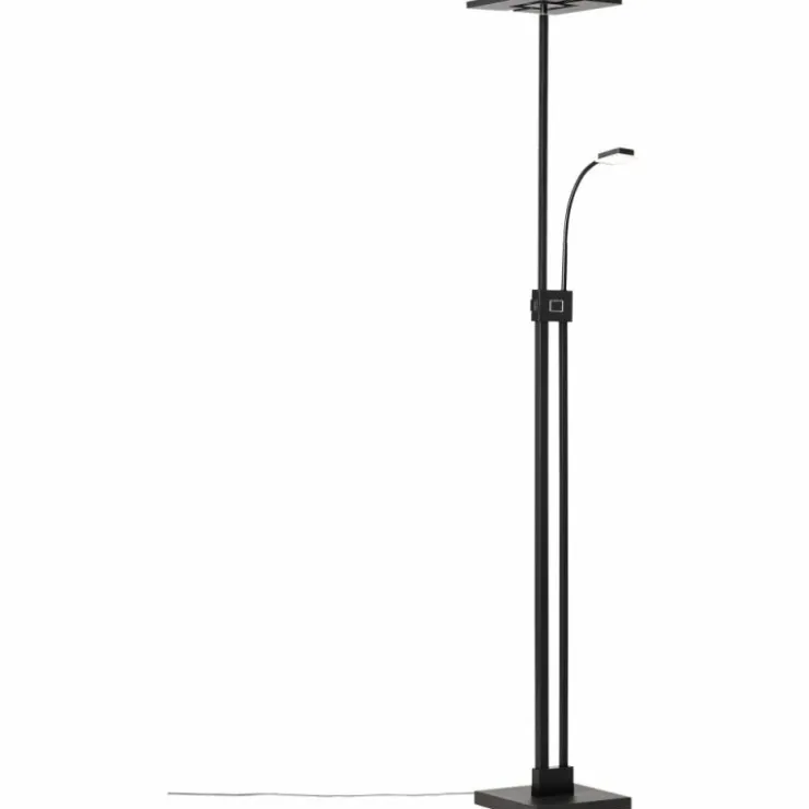 Luminaires Brilliant Éclairage Led|Lampadaire Brilliant Forrester LED Noir, 2 lumières