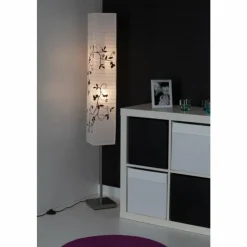 Luminaires Brilliant Lampadaires Et Lampes Sur Pied|Lampadaire Brilliant Nerva Gris, Blanc, 2 lumières
