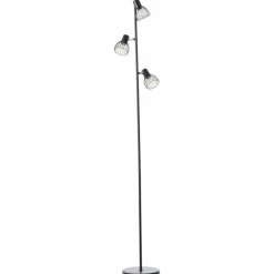 Luminaires Brilliant Lampadaires Et Lampes Sur Pied|Lampadaire Brilliant-Leuchten Blacky Noir, 3 lumières