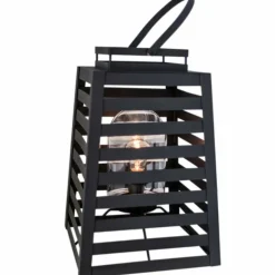 Lampadaire By Rydens Yankton Noir, 1 lumière