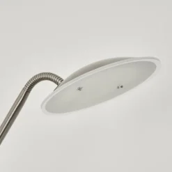 hofstein Lampadaires Et Lampes Sur Pied|Lampadaire Chirep LED Nickel mat, 1 lumière