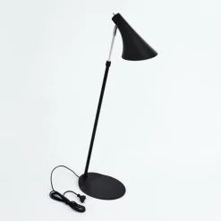 hofstein Lampadaires Et Lampes Sur Pied|Lampadaire Corralcay Chrome, Noir, 1 lumière