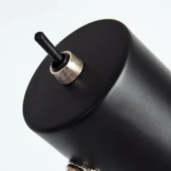 hofstein Lampadaires Et Lampes Sur Pied|Lampadaire Corralcay Chrome, Noir, 1 lumière
