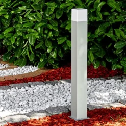 Lampadaire d'extérieur Algier LED Gris, 1 lumière