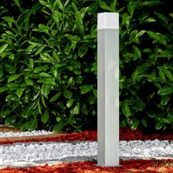 Lampadaire d'extérieur Algier LED Gris, 1 lumière