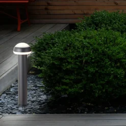 Lampadaire d'extérieur Brilliant Ilton LED Noir, 1 lumière