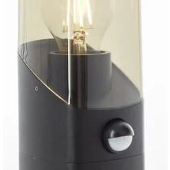 Lampadaire d'extérieur Brilliant Minou Noir, 1 lumière