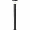 Lampadaire d'extérieur Brilliant Tulip LED Noir, 1 lumière, Détecteur de mouvement