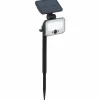 Lampadaire d'extérieur Brilliant Joplin LED Noir, 1 lumière, Détecteur de mouvement