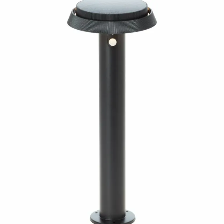 Lampadaire d'extérieur Brilliant Alvero LED Noir, 1 lumière, Détecteur de mouvement