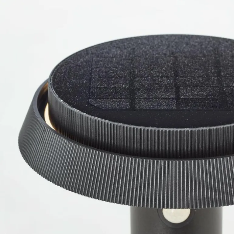 Lampadaire d'extérieur Brilliant Alvero LED Noir, 1 lumière, Détecteur de mouvement