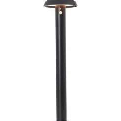 Lampadaire d'extérieur Brilliant Alvero LED Noir, 1 lumière, Détecteur de mouvement