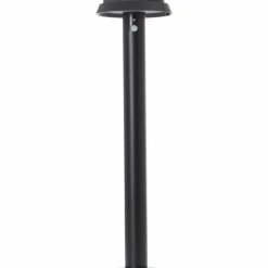 Lampadaire d'extérieur Brilliant Alvero LED Noir, 1 lumière, Détecteur de mouvement