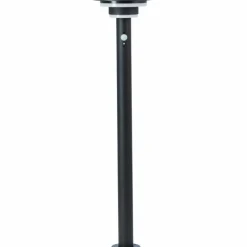 Lampadaire d'extérieur Brilliant Garvina LED Noir, 1 lumière, Détecteur de mouvement