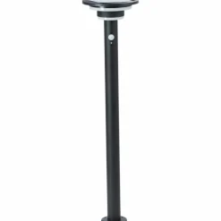 Lampadaire d'extérieur Brilliant Garvina LED Noir, 1 lumière, Détecteur de mouvement