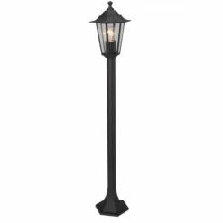 Lampadaire d'extérieur Brilliant Crown Noir, 1 lumière