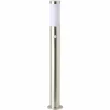 Lampadaire d'extérieur Brilliant Chorus Acier inoxydable, 1 lumière, Détecteur de mouvement