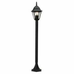 Lampadaire d'extérieur Brilliant Newport Noir, 1 lumière