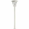 Lampadaire d'extérieur Brilliant Terrence Acier inoxydable, 1 lumière